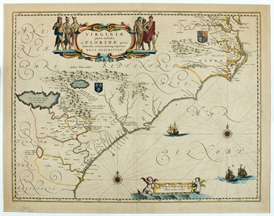 Lot 120 - BLAEU, WILLEM Virginiae partis australis et...