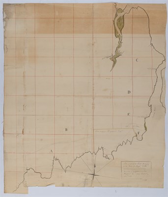 Lot 215 - [MANUSCRIPT MAP-MAINE] CHADWICK, JOSEPH. Plan...