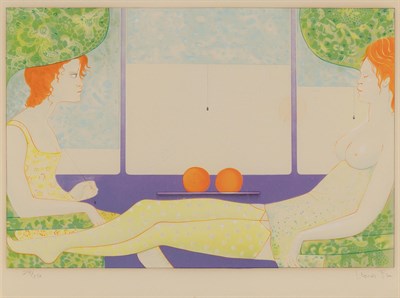 Lot 114 - Leonor Fini (1907-1966) WHITE TRAIN Color...