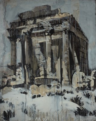 Lot 92 - 20th Century School Untitled (Temple), 1991...