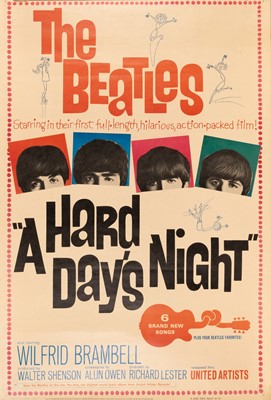 Lot 5038 - Two original Beatles film posters