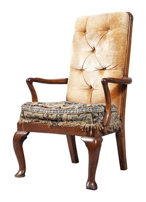 Lot 141 - George II Fruitwood Armchair Circa 1740 Height...