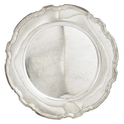 Lot 92 - Tiffany & Co. Sterling Silver Charger Modern...