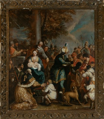Lot 35 - Italian School 18th Century The Adoration of...
