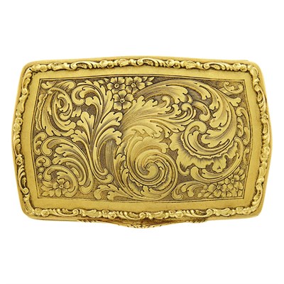 Lot 93 - Antique Gold Box
