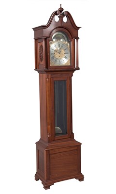 Lot 120 - Chippendale Style Mahogany Tall Case Clock...