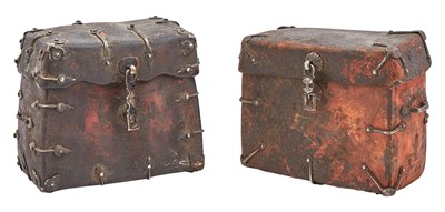 Lot 228 - Two Ammunition Leather Cases