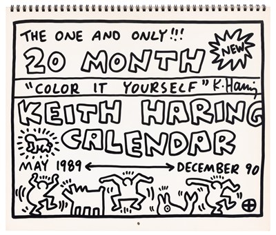 Lot 109 - Keith Haring (1958-1990) KEITH HARING CALENDER...
