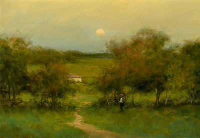 Lot 69 - Dennis Sheehan American, b. 1950 Figure in a...