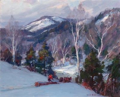 Lot 23 - Emile Albert Gruppe American, 1896-1978 Winter...