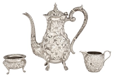 Lot 220 - Assembled Baltimore Sterling Silver Demitasse...