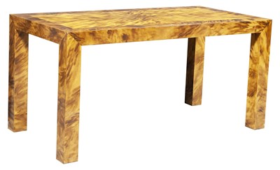 Lot 239 - Faux Tortoise Painted Table Height 32 1/4...