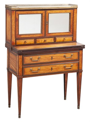 Lot 227 - Louis XVI Style Satinwood and Kingwood Bonheur...
