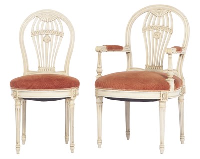 Lot 226 - Set of Ten Louis XVI Style Painted...