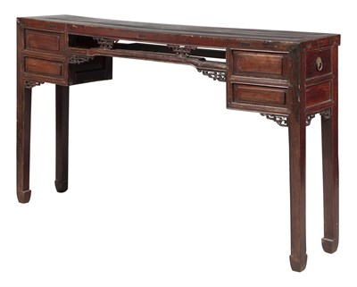 Lot 225 - Chinese Hardwood Altar Table Height 38 inches,...