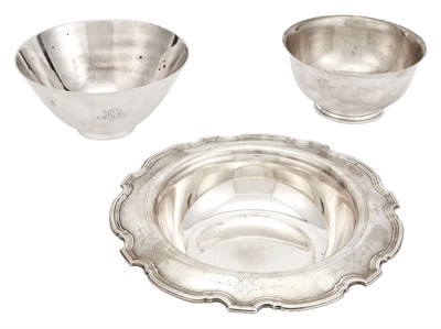 Lot 92 - Three Tiffany & Co. Sterling Silver Bowls 20th...