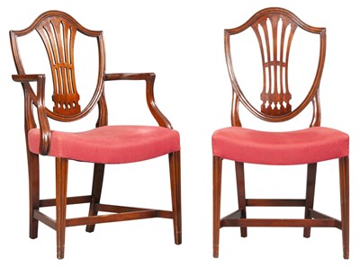 Lot 175 - Set of Twelve George III Style Mahogany Dining...