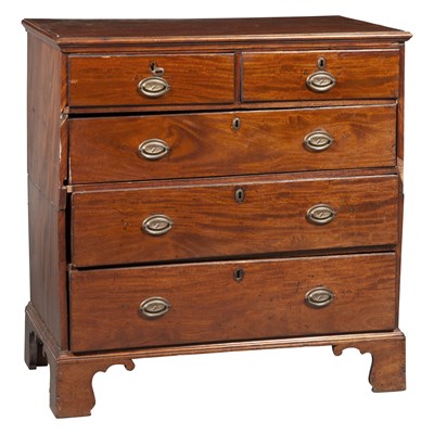 Lot 306 - Chippendale Mahogany Chest of Drawers Height...