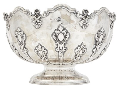 Lot 170 - Victorian Sterling Silver Centerpiece Bowl...