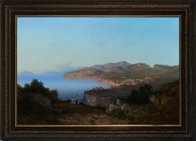 Lot 73 - Italian School 19th Century View of Sorrento...