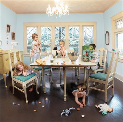 Lot 2020 - BLACKMON, JULIE (b. 1966) Birds at home, 2007....