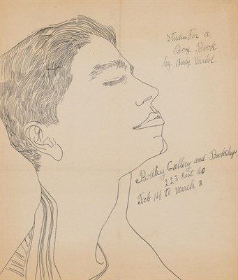 Lot 65 - Andy Warhol (1928-1987) STUDIES FOR A BOY BOOK...