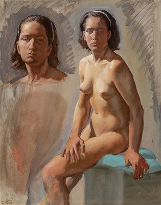 Lot 87 - Jacob Collins American, b. 1964/65 Figure...