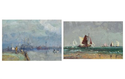 Lot 14 - Geoffrey Chatten British, b. 1938 Leaving...