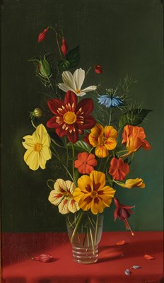 Lot 74 - Fernand Renard French, b. 1912 Fleurs Signed...