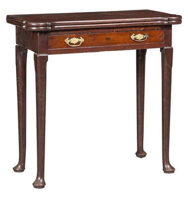 Lot 126 - George II Style Mahogany Fold Over Games Table...
