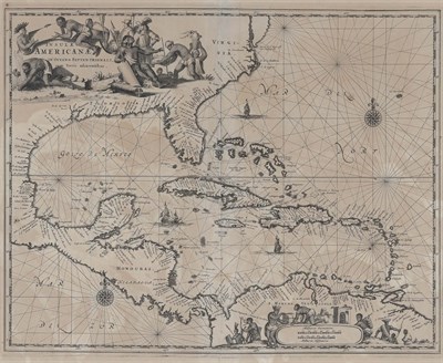 Lot 182 - [MAP-AMERICA] OGILBY/MONTANUS. Insulae...