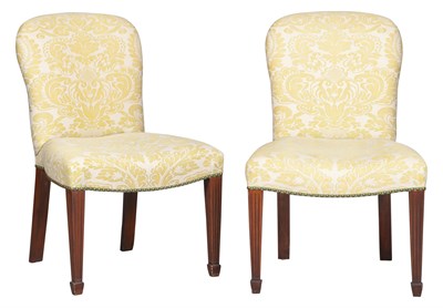 Lot 82 - Set of Four George III Style Upholstered...