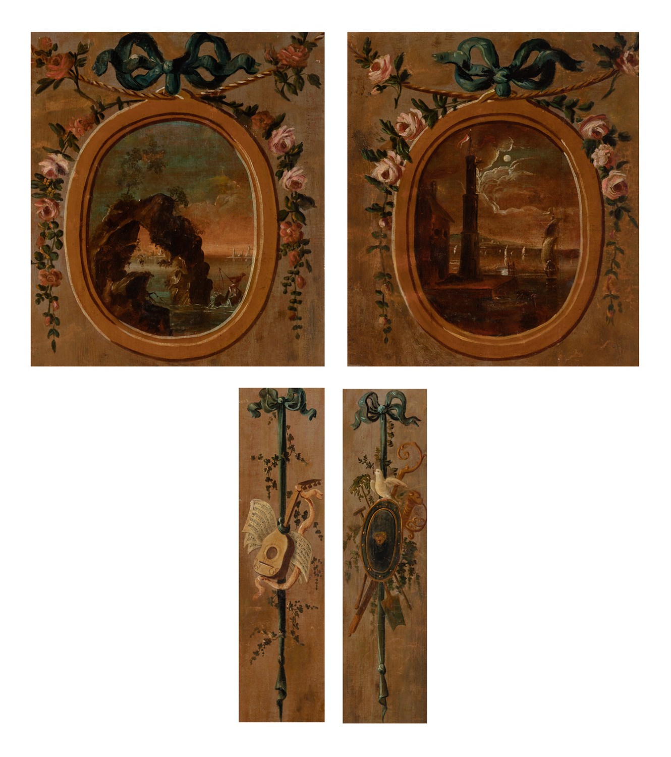 Lot 62 - French School 18th-19th Century Floral...