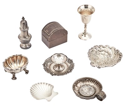 Lot 279 - Group of Silver Table Articles Comprising a...