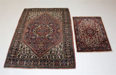 Lot 364 - Two Persian Rugs A Hamadan Rug together with a...