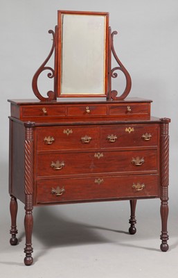 Lot 94 - Classical Carved Mahogany Dressing Chest