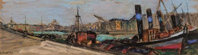 Lot 5 - Arbit Blatas Lithuanian, 1908-1999 Port of...