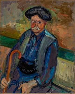 Lot 4 - Arbit Blatas Lithuanian, 1908-1999 The Old Man...