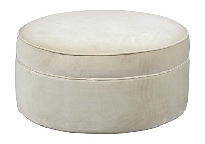 Lot 308 - Contemporary Upholstered Ottoman Height 17 1/2...