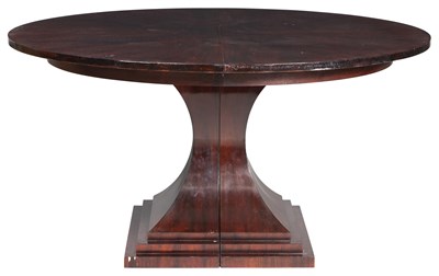 Lot 305 - Custom Walnut Dining Table Modern Height 29...