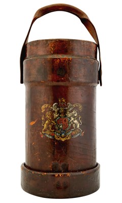 Lot 288 - English Leather Fire Bucket Height 16 1/2 inches.