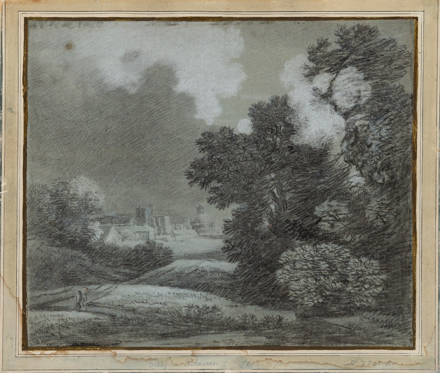 Lot 23 - Attributed to Gaspard Dughet Landscape near...
