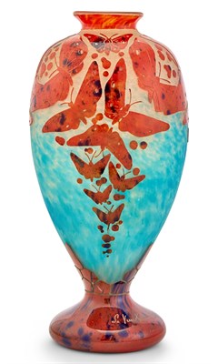 Lot 268 - Le Verre Francais Art Deco Acid-Etched Cameo...