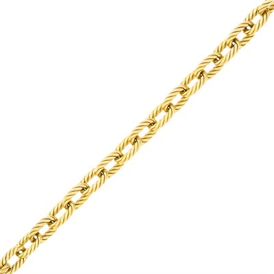 Lot 52 - Boucheron Paris Gold Link Bracelet