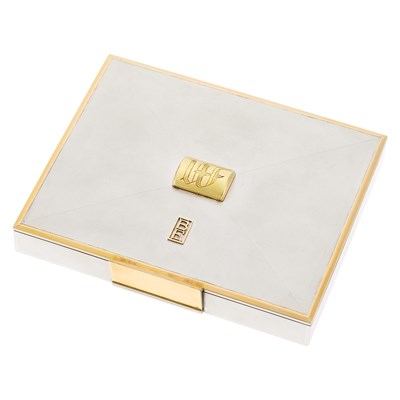 Lot 63 - Van Cleef & Arpels Styptor and Two-Color Gold Minaudière, Retailed by Asprey
