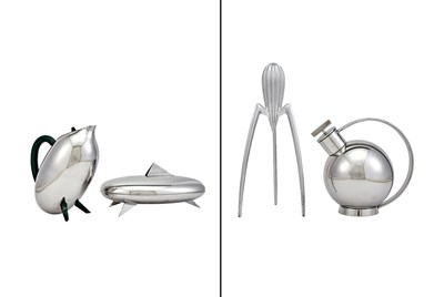 Lot 291 - Group of Four Alessi Stainless Steel and...