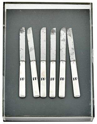 Lot 29 - Set of Six Austrian Silver Knives Designed by...