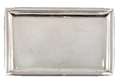 Lot 33 - Jean E. Puiforcat Silver Tray Circa 1930...