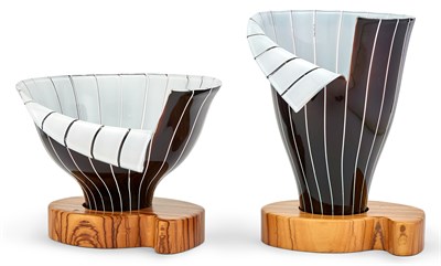 Lot 332 - Two Toni Zuccheri, Barovier & Toso Spacco...