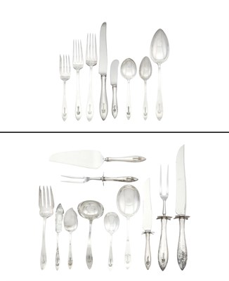 Lot 58 - Shreve & Co. Sterling Silver Flatware Service...